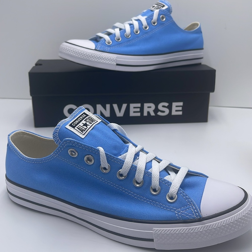 Vans Men’s A04545F CTAS OX LT. BLUE Platforms Sneakers Chuck Taylor All Stars - Picture 14 of 16